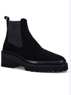 Ron White black emmaline waterproof Chelsea boots leather Eu 36 US 5.5 new
